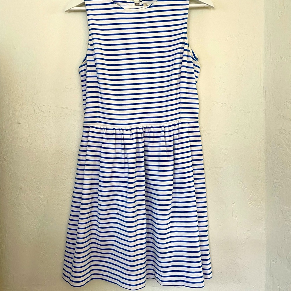 J. Crew Striped Sleeveless Dress